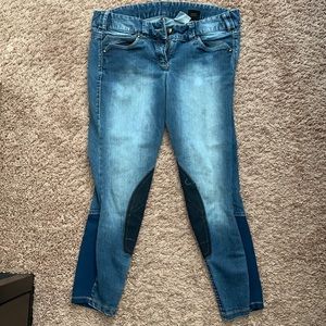 30R Ariat Denim Knee-patch Breeches